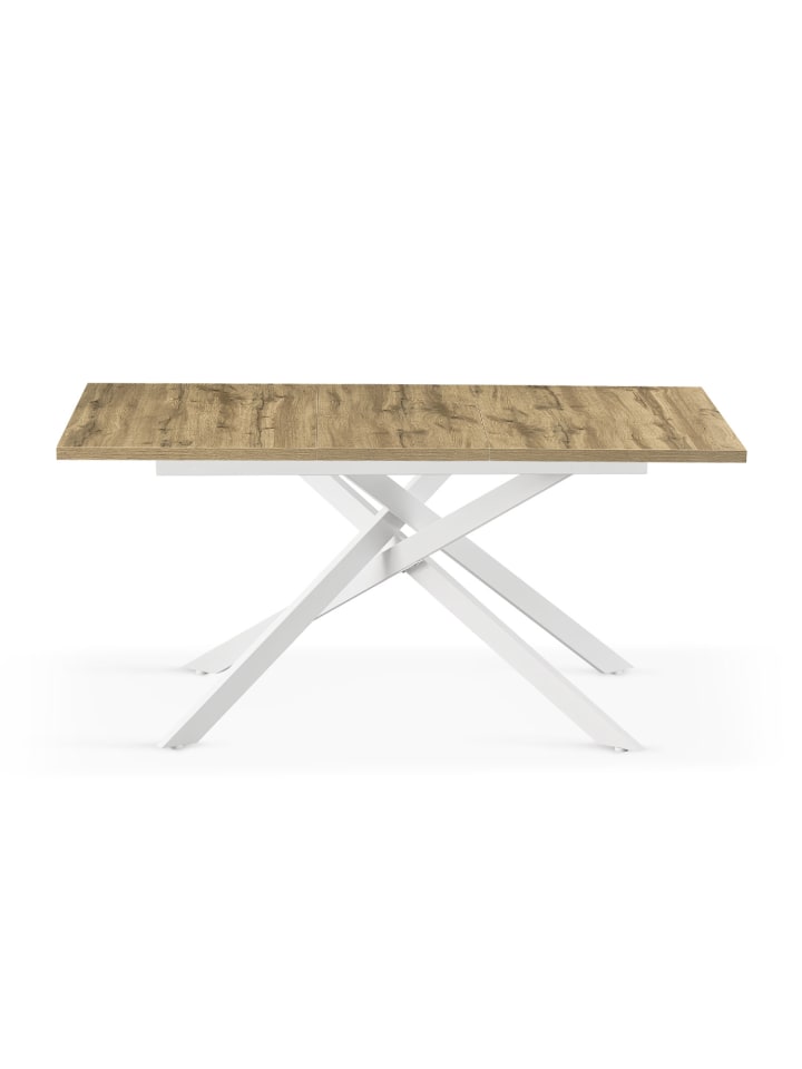 B&D Home Ausziehstisch BEA in Natureiche - (B)120-160 x (H)76 x (T)80 cm günstig kaufen onesize