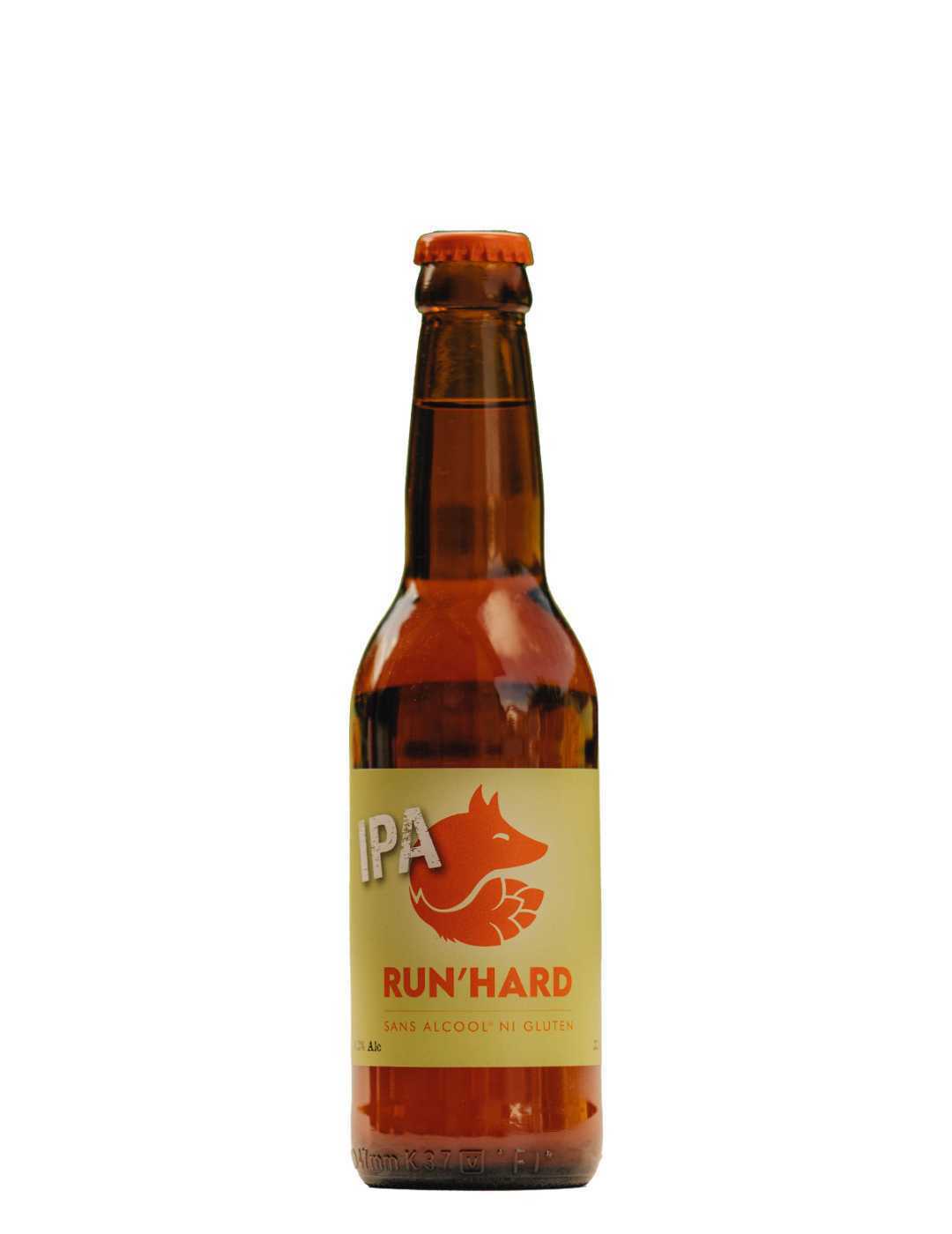 RUN'HARD : Indian Pale Ale sans alcool - Gueule de joie 0.5° |  33 cl
