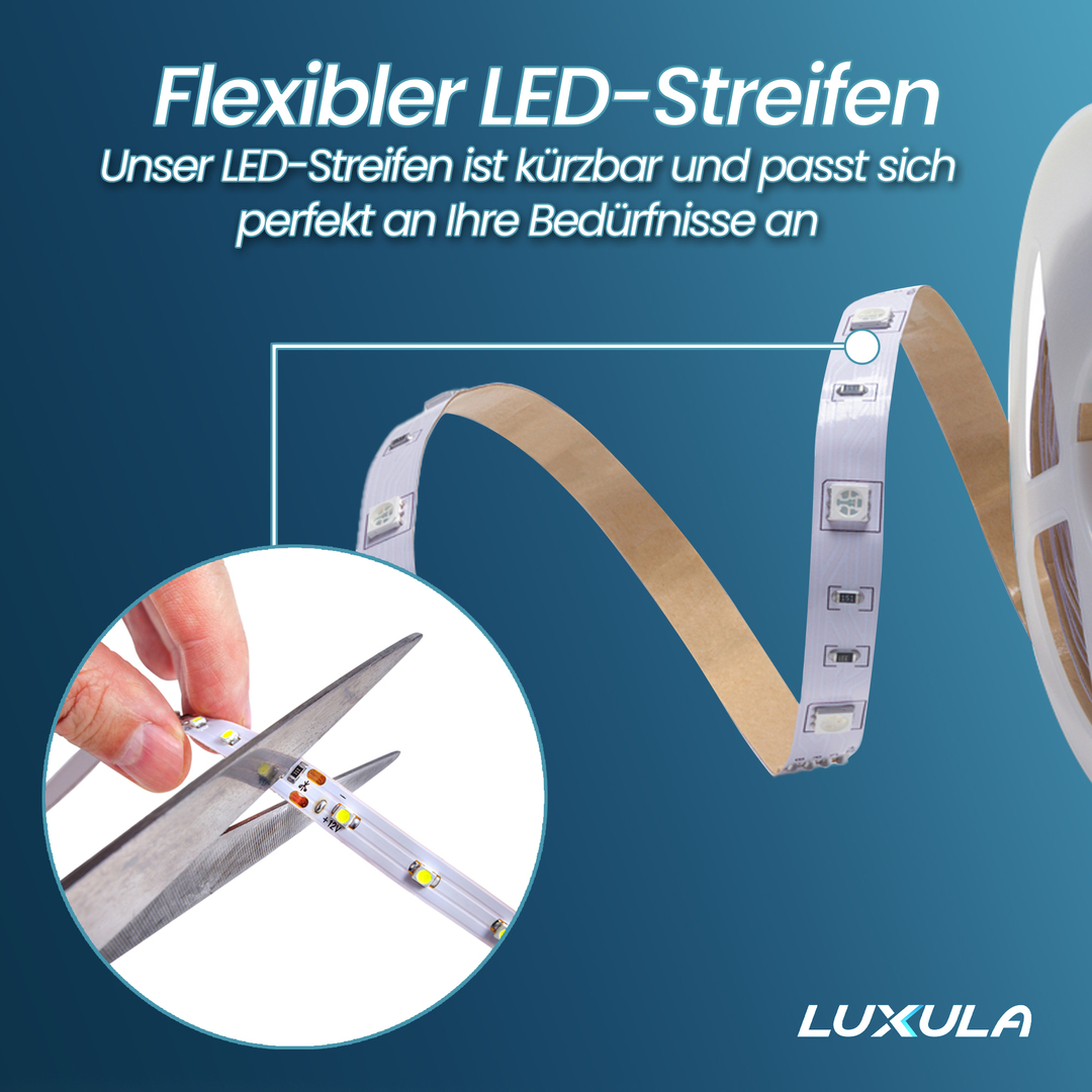LUXULA LED-Streifen, neutralweißes Licht, 24 V