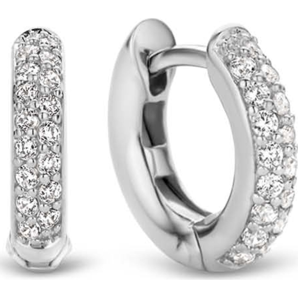 TI SENTO - Milano Créoles 925 Argent Boucles d'oreilles
