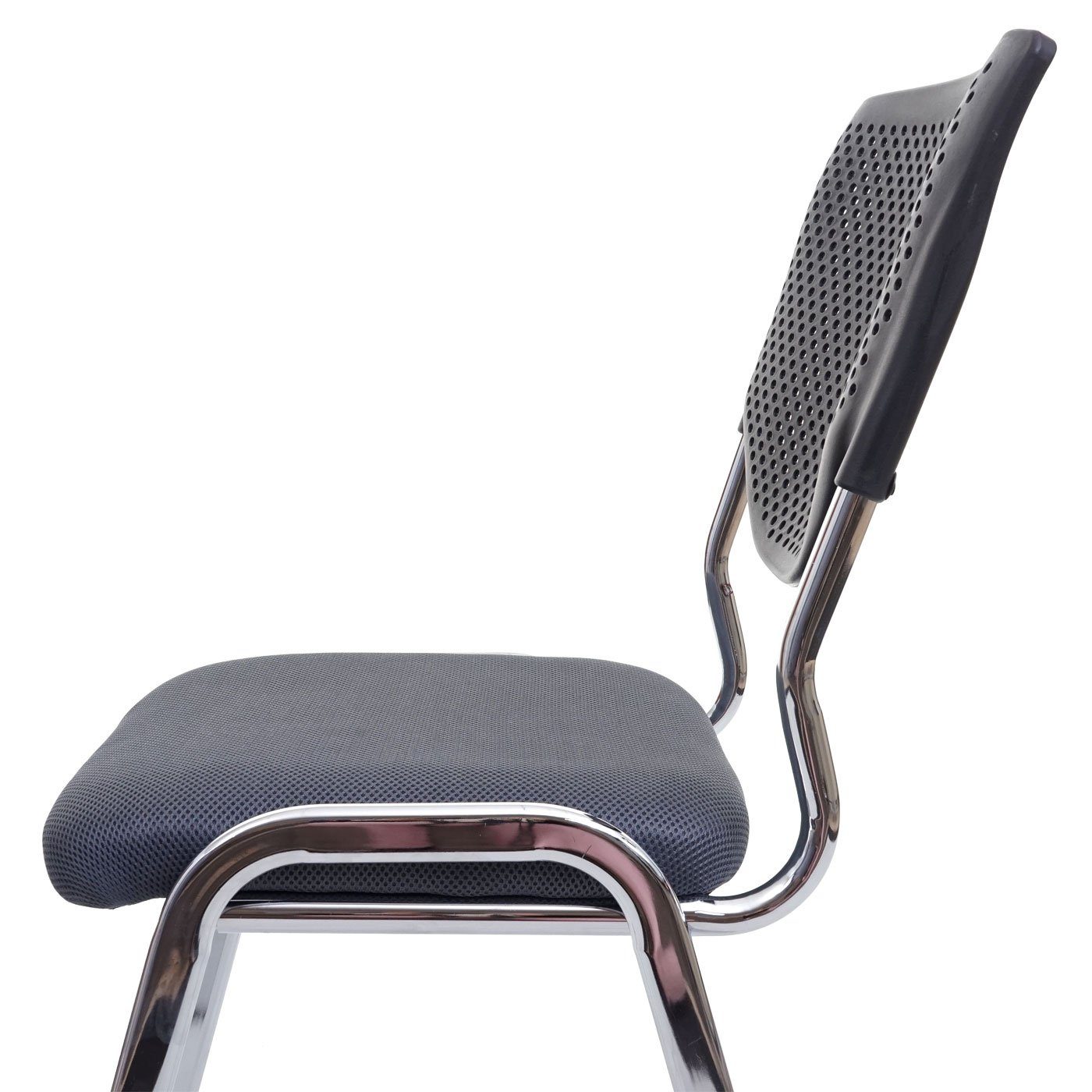 MCW Stapelstuhl H401-2 (Set, 2 St), 2er-Set, Ergonomisch geformte Rückenlehne, Fußbodenschoner
