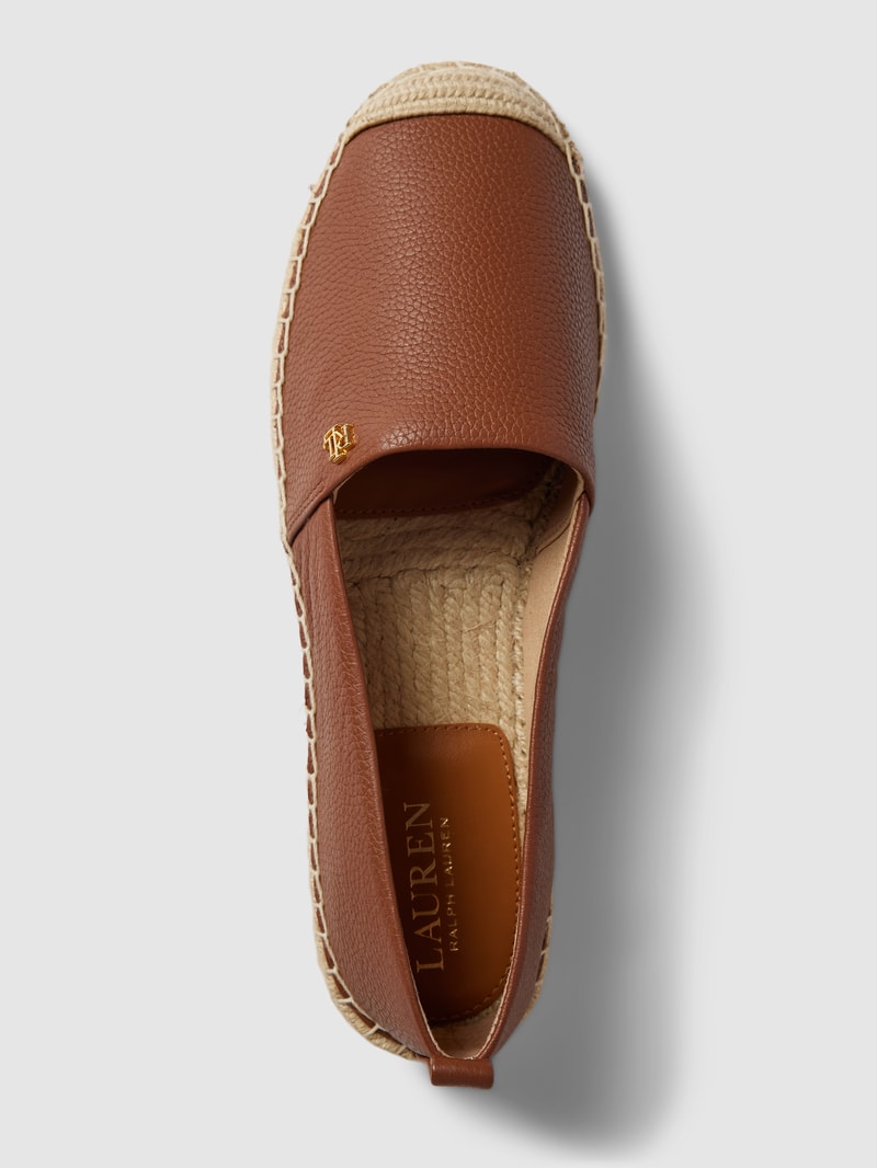 Espadrilles mit Label-Details Modell 'CAMERYN' in camel