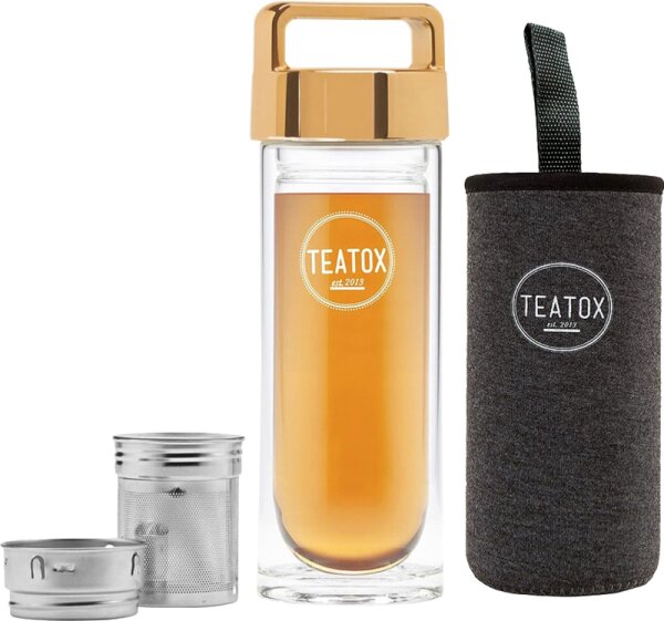 TEATOX Thermo Go Flaschen Pack Gold Tee-Zubehör