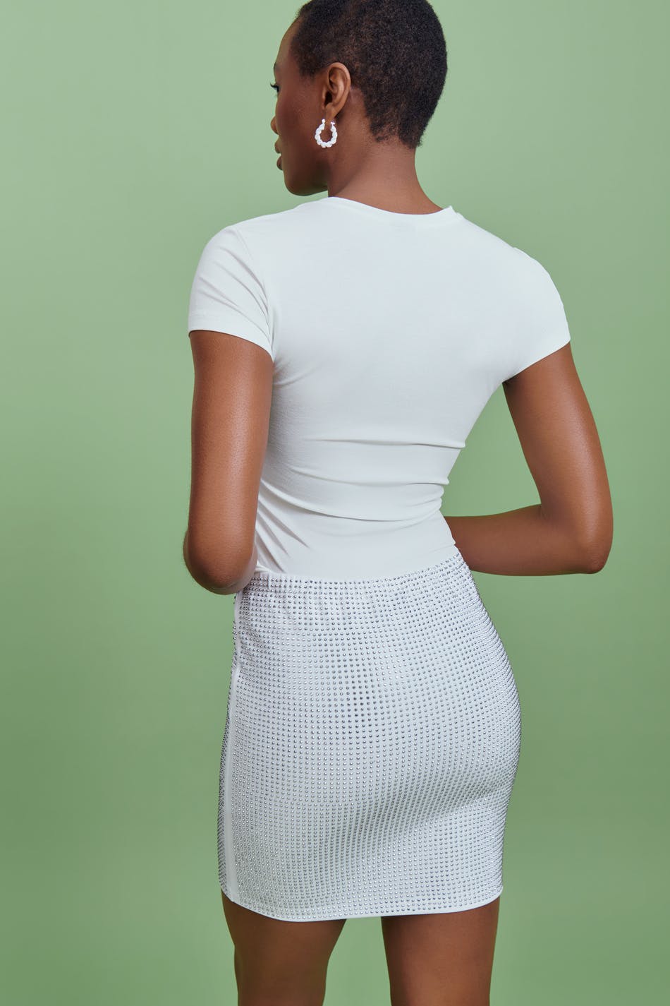 Rhinestone skirt