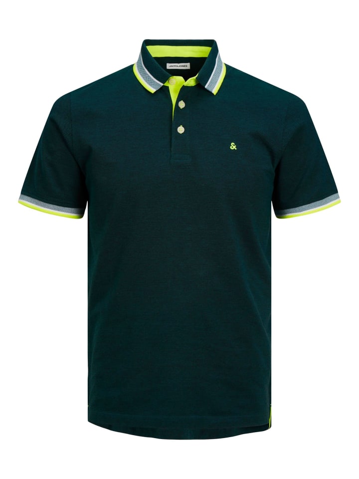 JACK & JONES PLUS Poloshirt in Deep Teal günstig kaufen