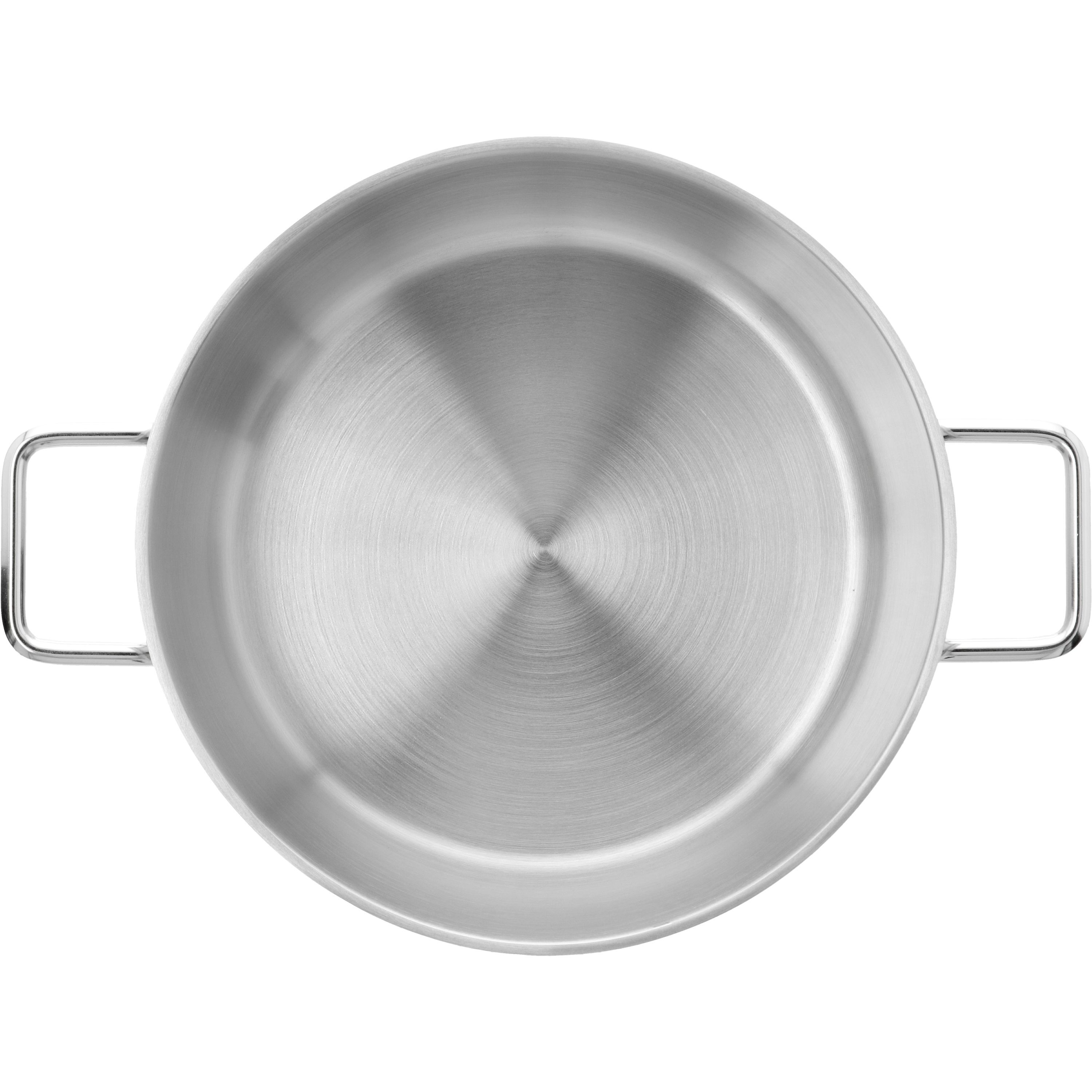 Bratentopf mit Deckel 30 cm, 18/10 Edelstahl