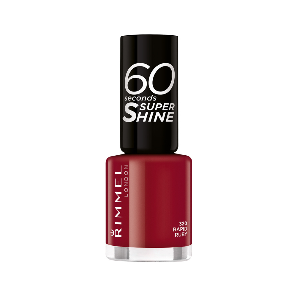 Rimmel London 60 Seconds Super Shine 320 Rapid Ruby 8ml Vernis