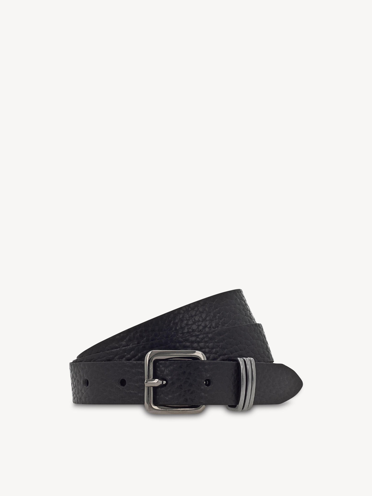Ceinture en cuir - noir