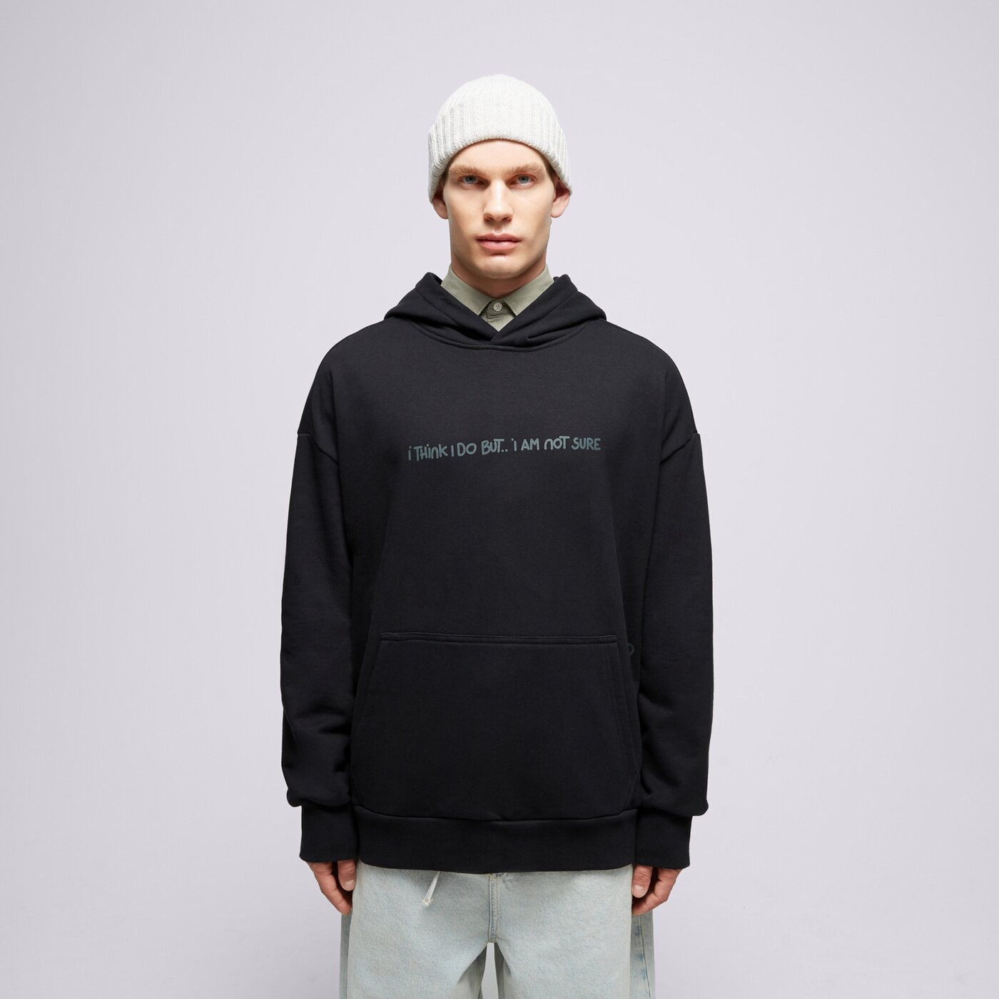S.NOW JOB SIZEER HOODIE “I THINK I DO” BLACK Schwarz