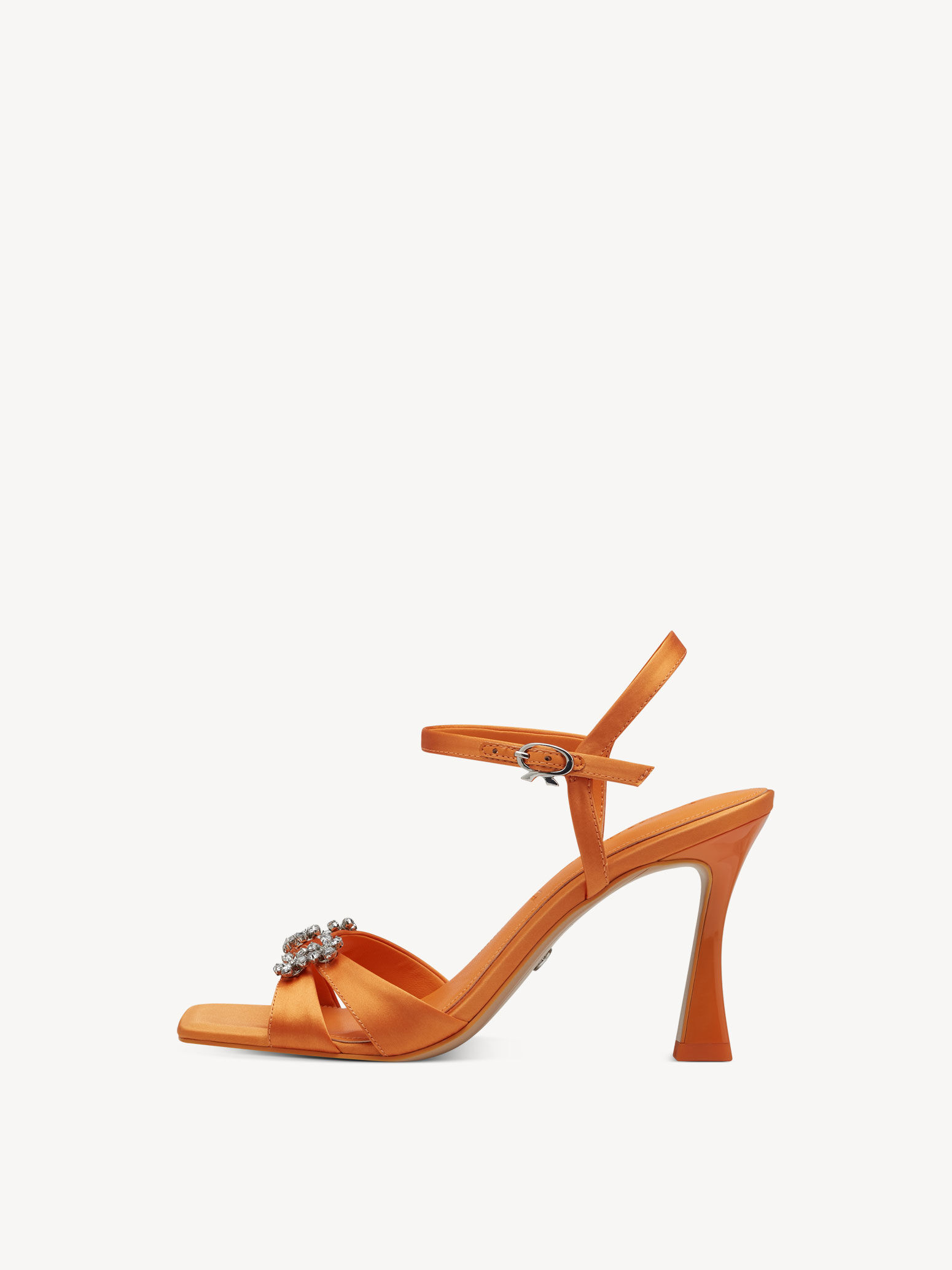 Sandale à talon - orange
