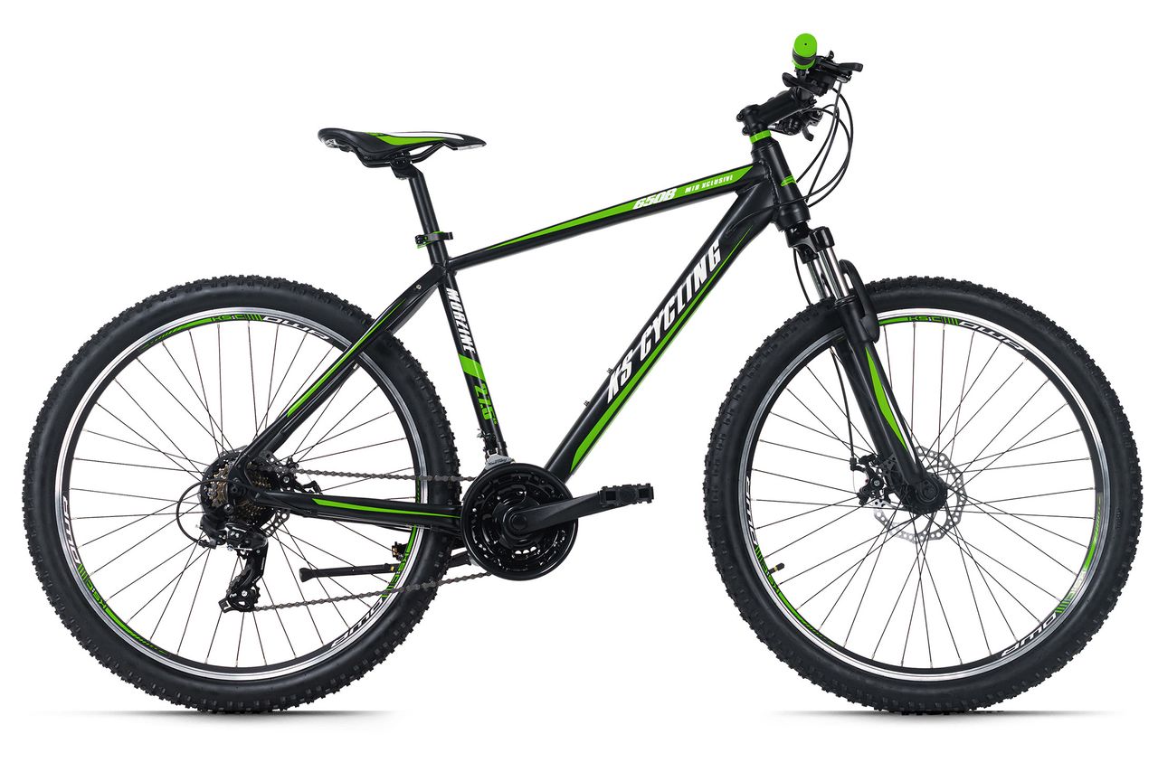 KS Cycling Mountainbike Hardtail 27,5'' Morzine schwarz-grün 48 cm