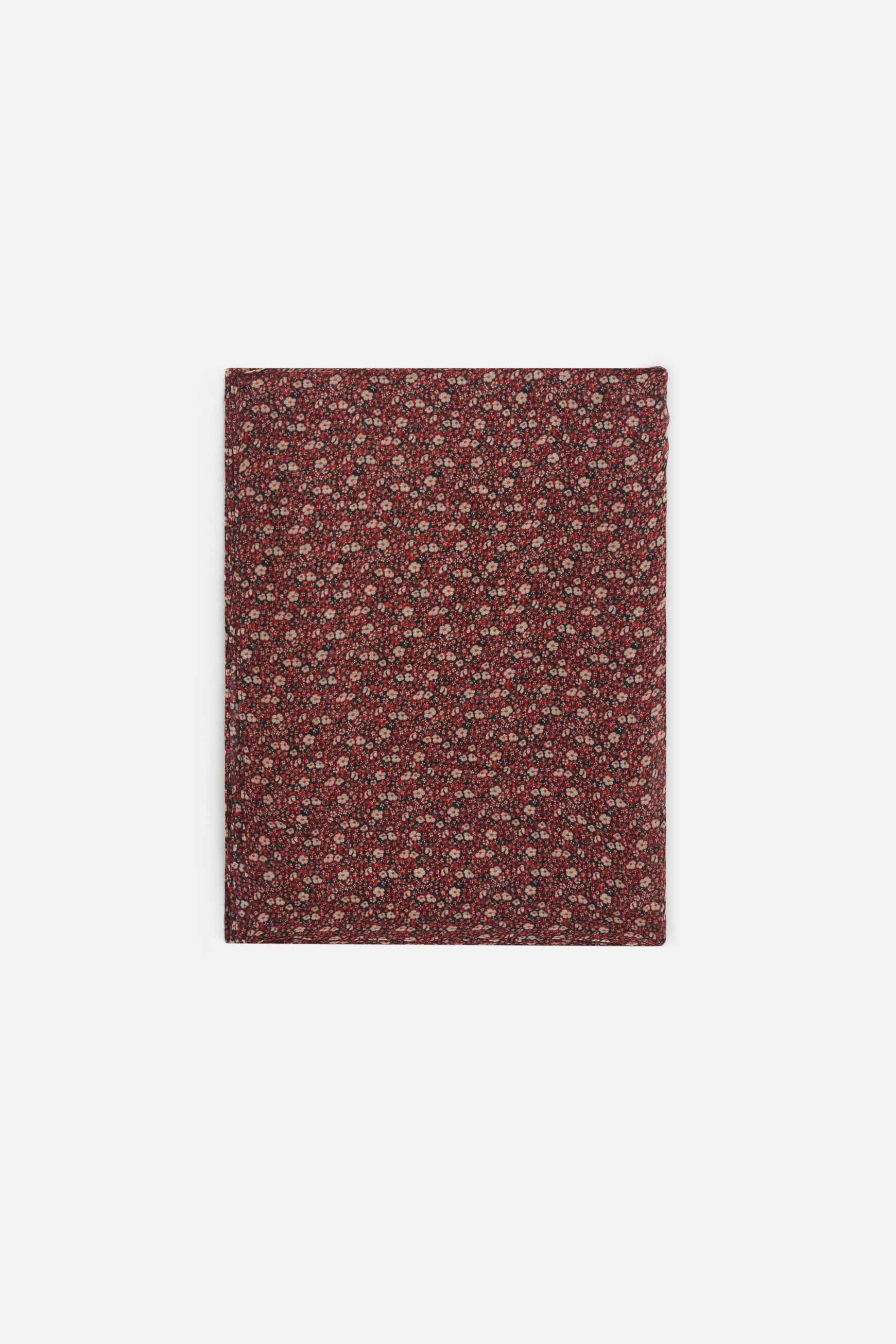 Foulard flower rouge femme