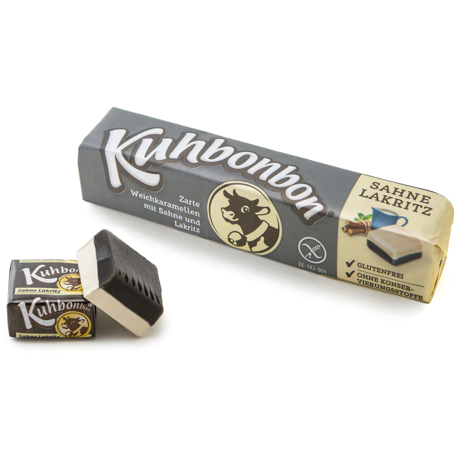 Kuhbonbon Sahne Lakritz 72g