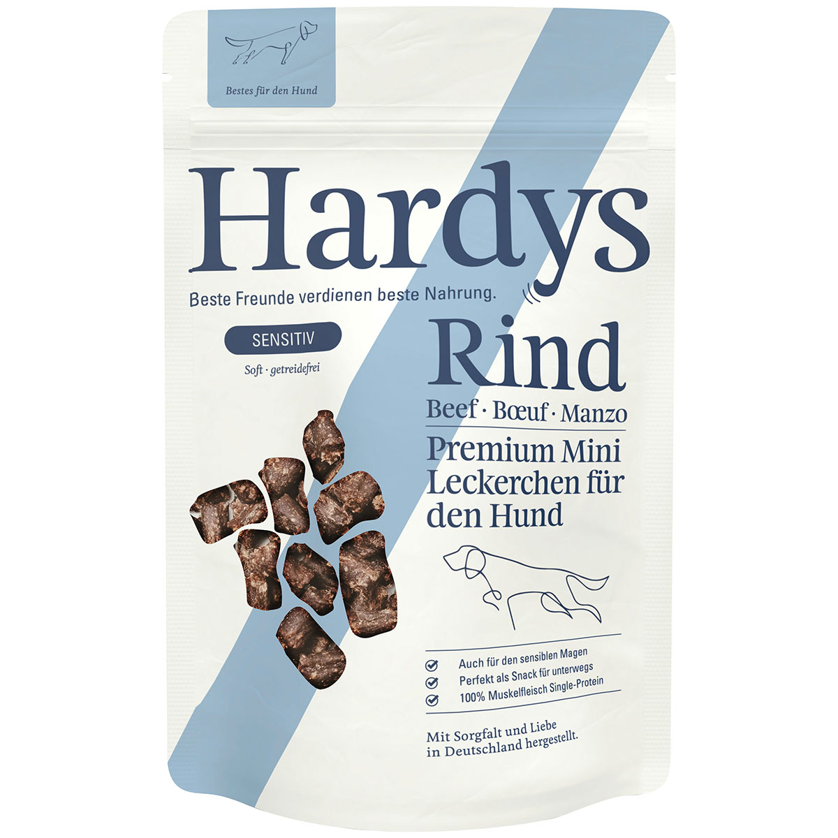 Hardys SENSITIV Minis soft Rind & Apfel 125g kaufen bei ZooRoyal