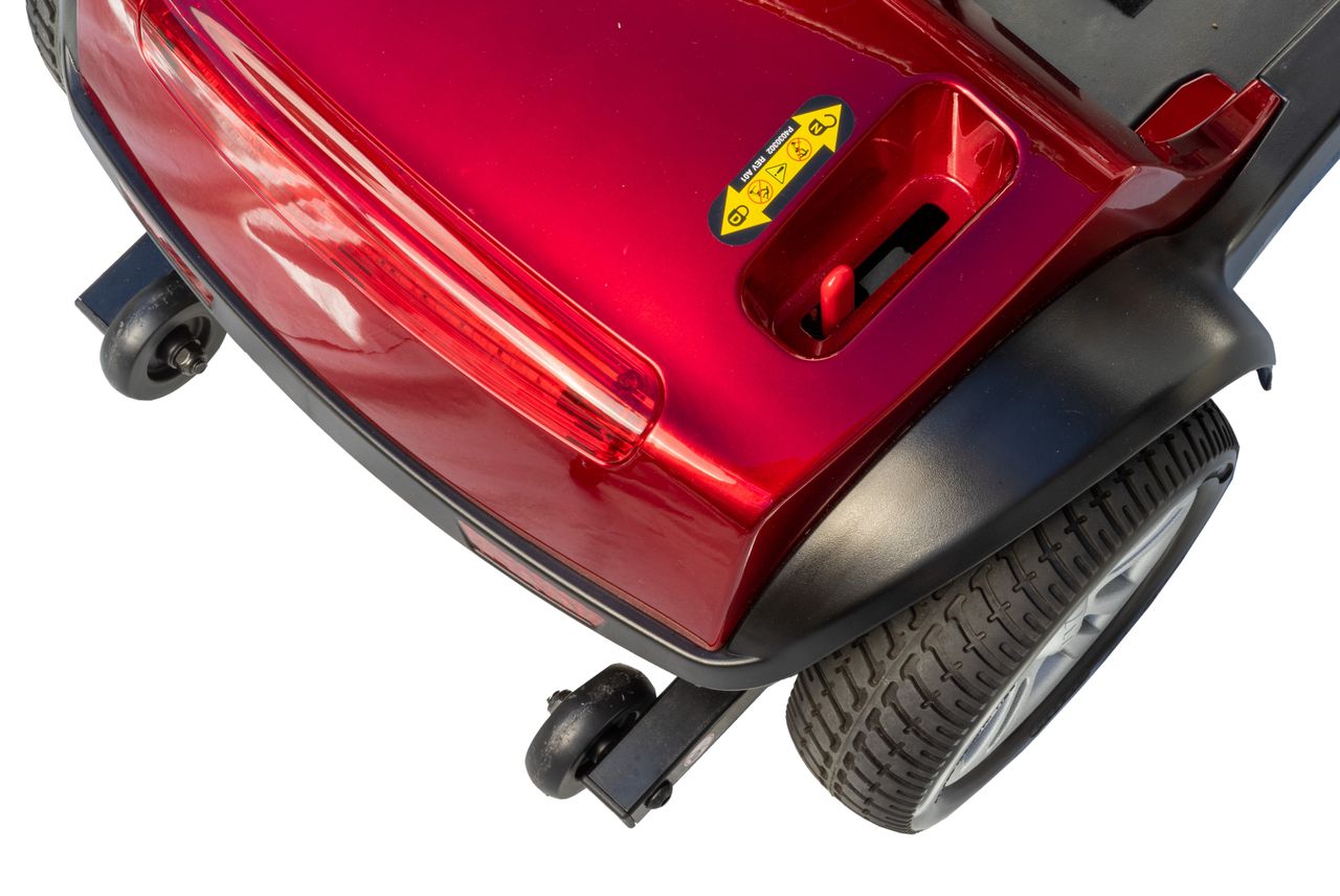 Econelo Elektrovierrad Seniorenmobil Roller 6 km/h LIBERTY Rot