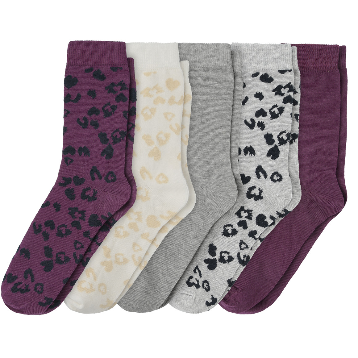 5 Paar Mädchen Socken mit Bio-Baumwolle