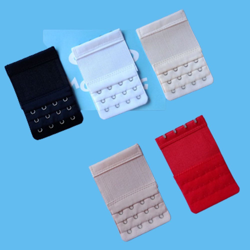 KOMIRO BH-Verlängerung Damen BH Verlängerung 3 Reihen und 4 Schnallen 5 Stück (5 St)