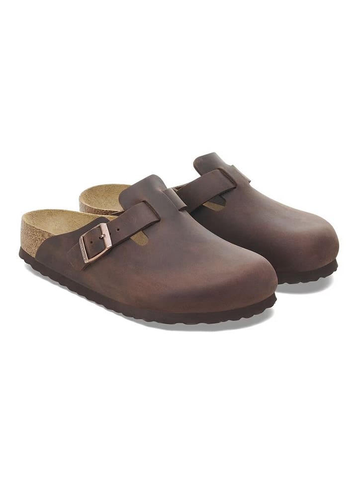 Birkenstock Leder-Clogs 