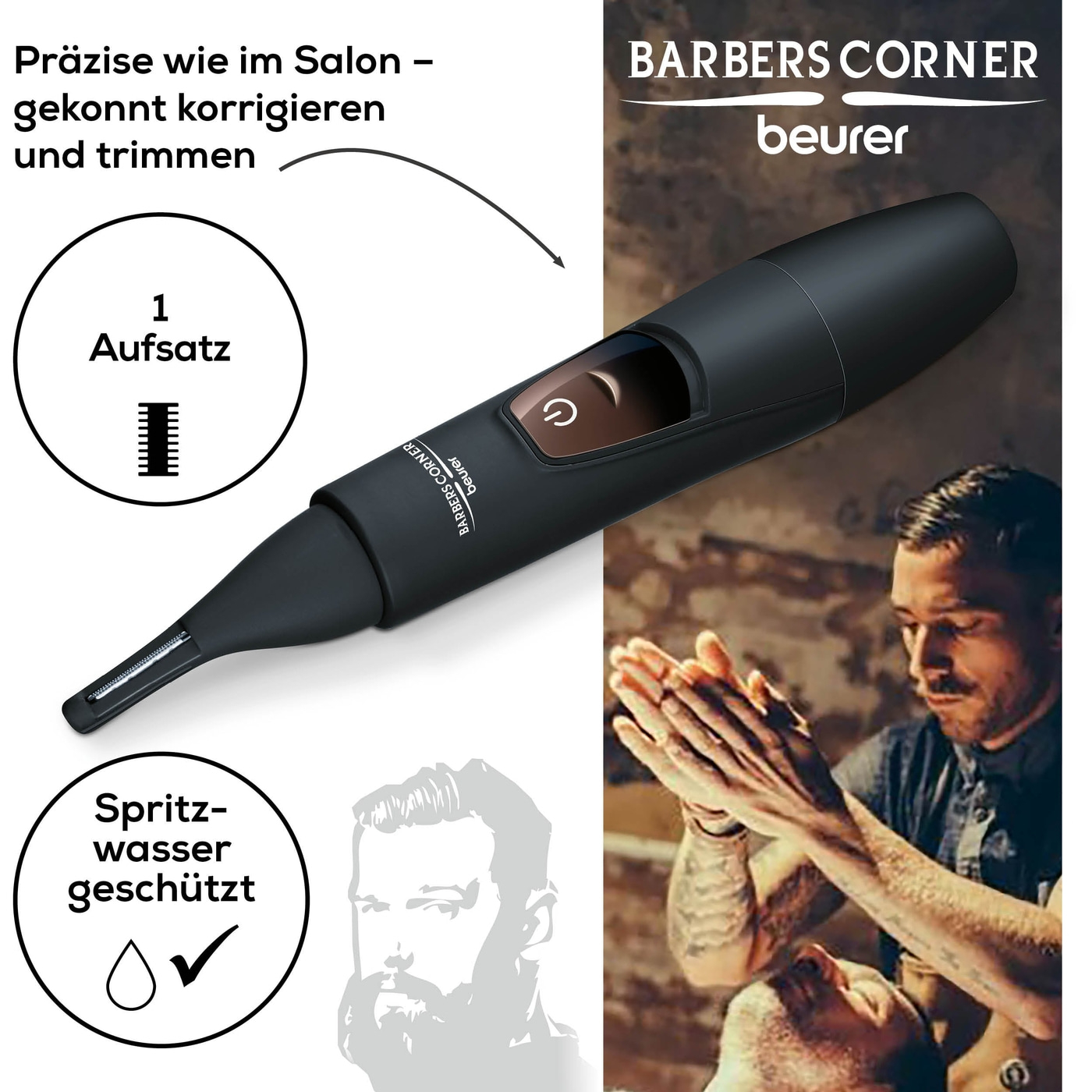 Bundle HR 2000 Präzisionstrimmer & HR 4000 Bartstyler-Das Set für Bartstyling in Perfektion