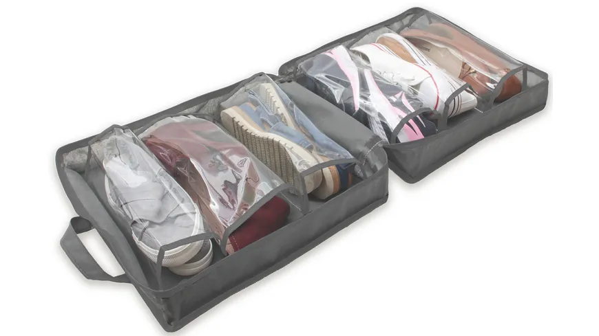TRENDSHOP Schuhbeutel für 6 Paar