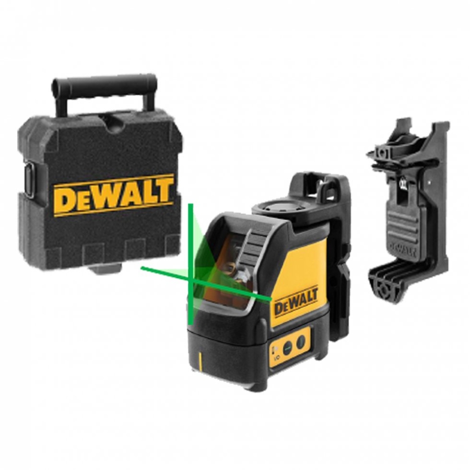 Laser à lignes croisées DeWalt DW088CG-XJ, 2 lignes vertes