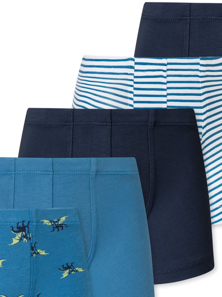 Schiesser Retro Boxer 95/5 in dunkelblau, blau günstig kaufen