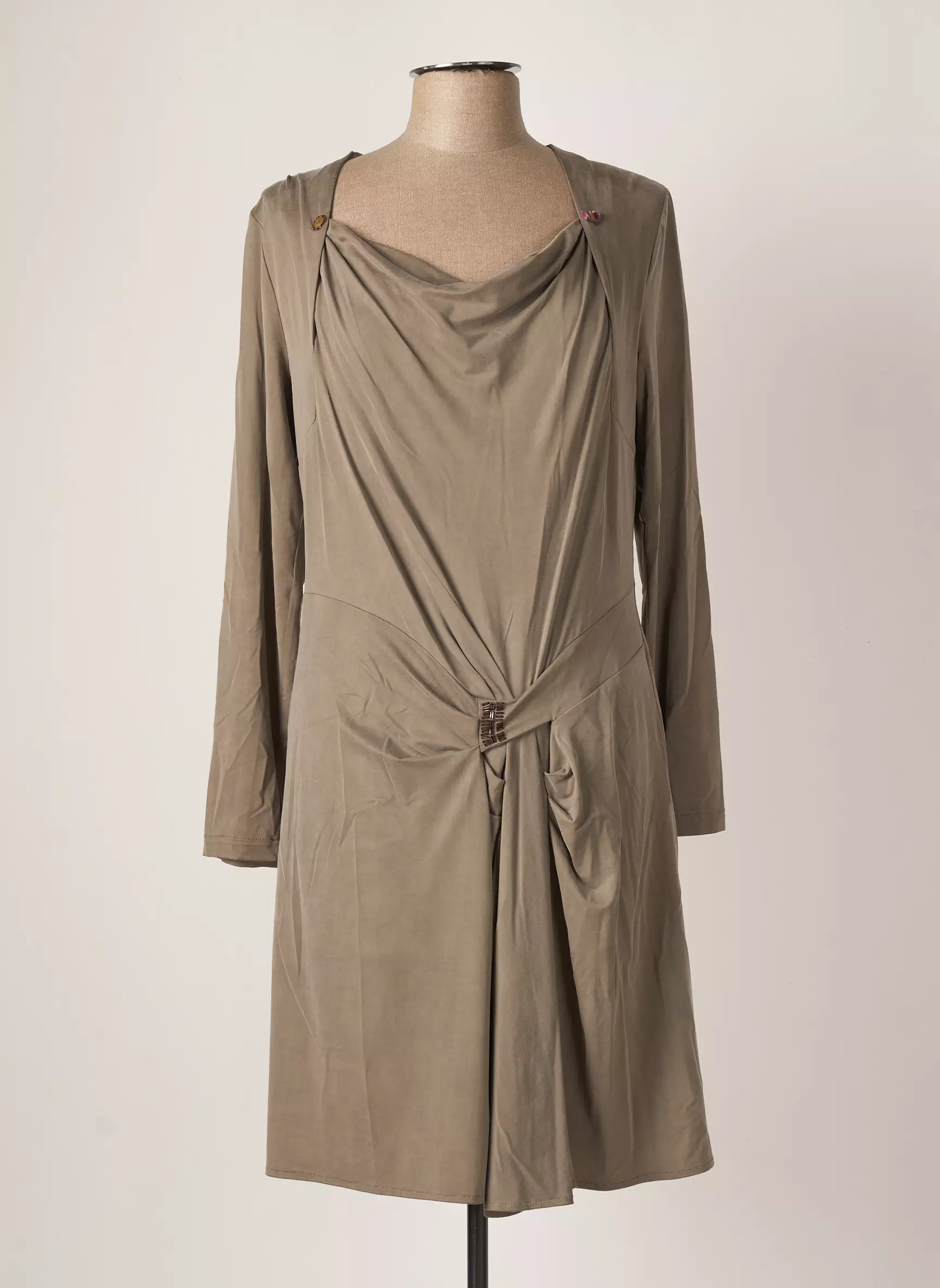 Tricot Chic Robes Mi Longues Femme couleur noir