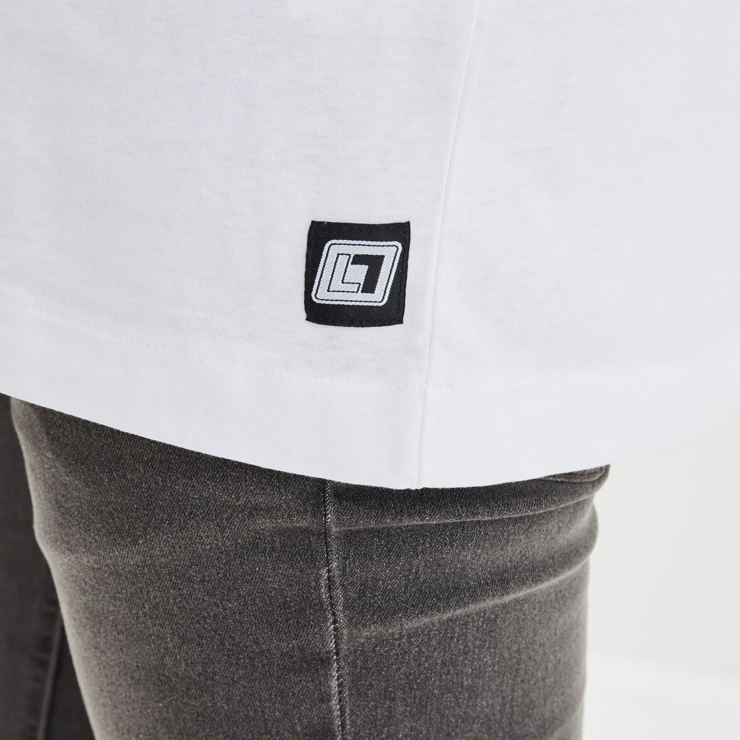T-shirt oversize manches courtes Liberto blanc homme | La Halle