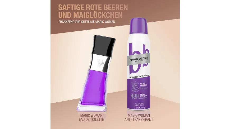 bruno banani Antitranspirant Magic Woman 150 ml