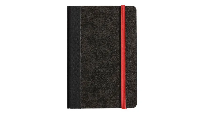 PAGNA Notizbuch Classica A6 kariert schwarz