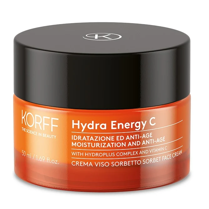 Hydra Energy C Sorbet Gezichtscrème - 24-uurs hydraterende gezichtsbehandeling, 24-uurs verhelderende gezichtsbehandeling