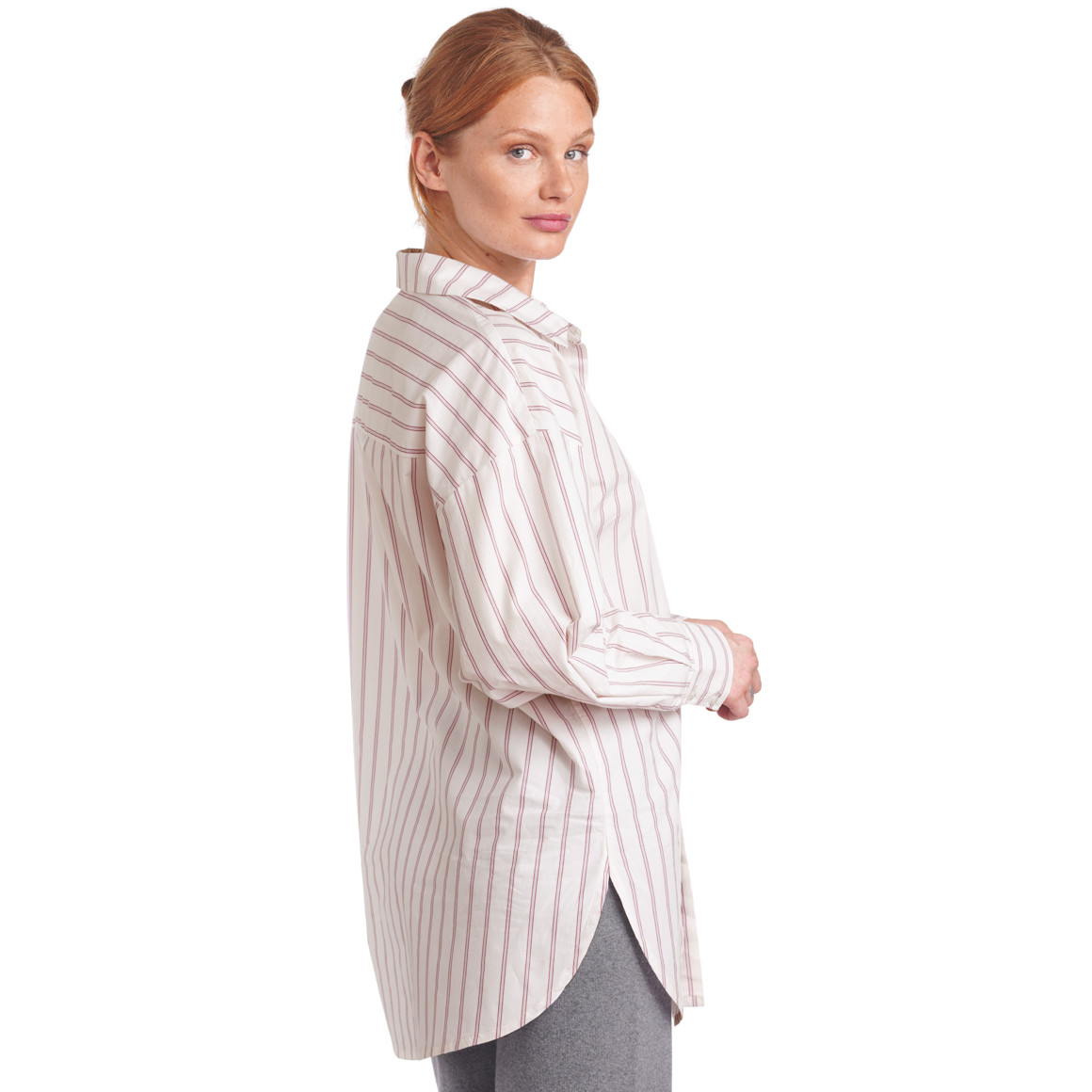 Damen Bluse in Hemd-Optik