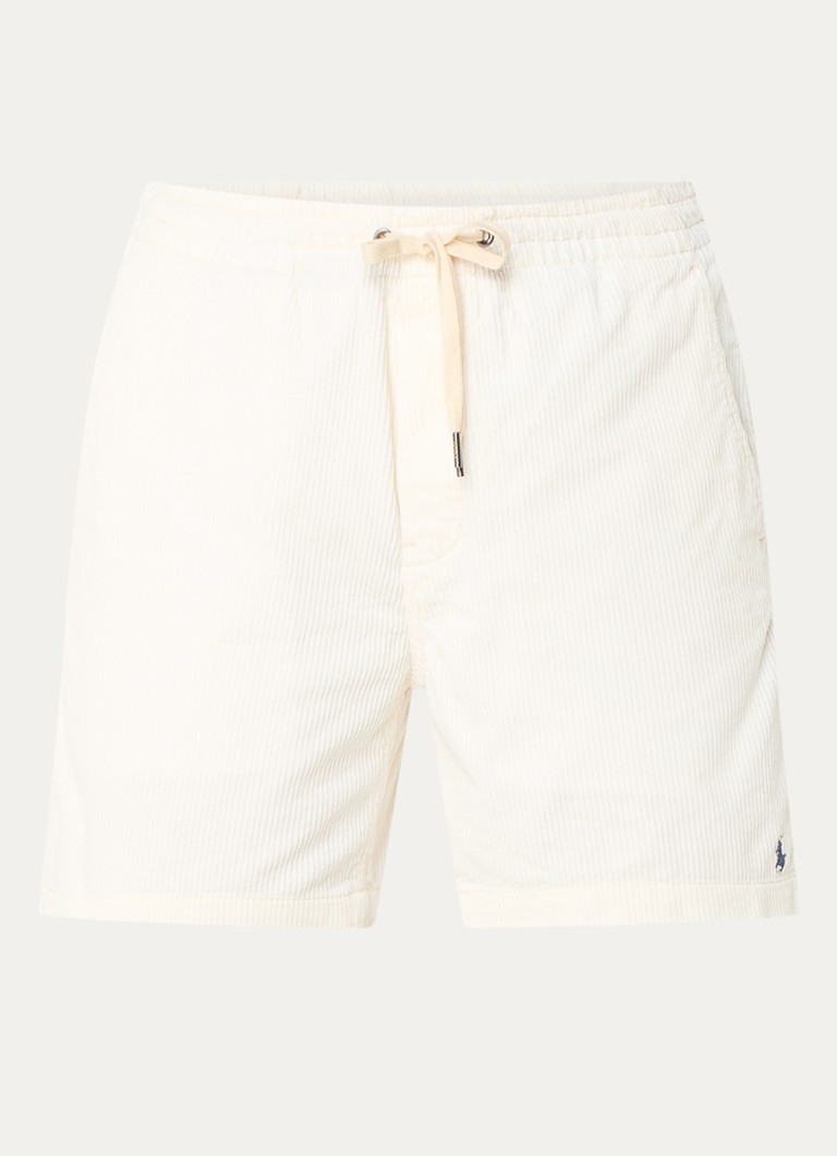 Pantaloni scurți din catifea reiată Ralph Lauren, croială dreaptă
