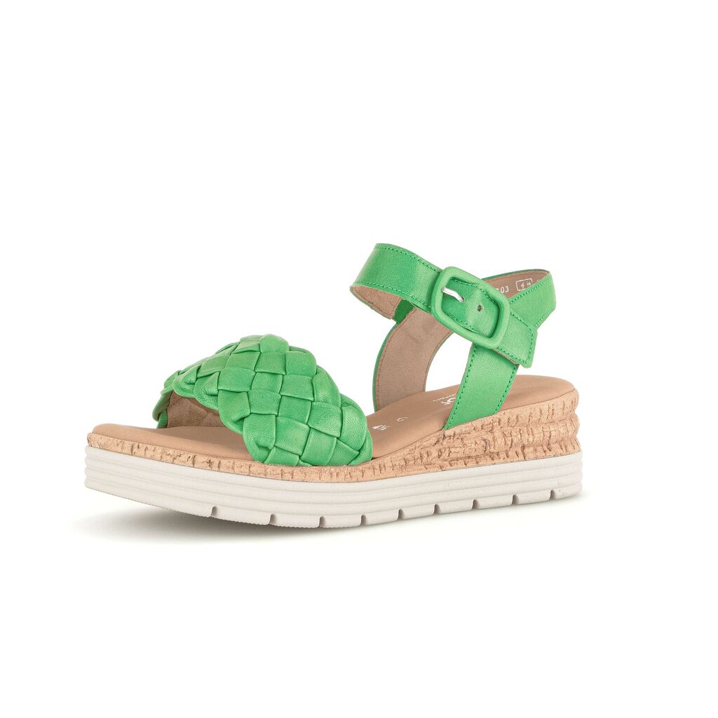 Gabor comfort Keilsandalette grün