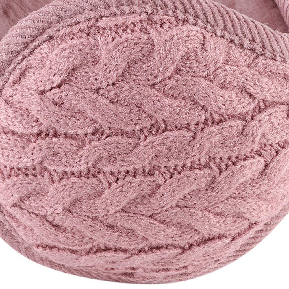 Geistesblitz Ohrenwärmer Ohrenschützer Damen Herren (Winterzubehör Outdoor Ski Verdickt Ohrenschutz, 1-St., Rückentragend Earmuffs) Plüsch Ohrenwärmer Faltbare