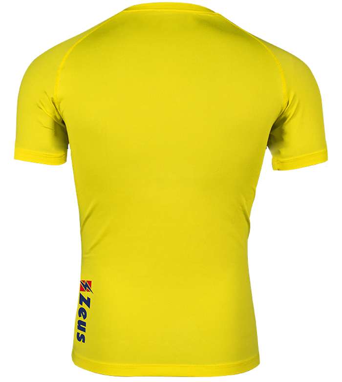 Zeus Fisiko Baselayer Kurzarm Funktionsshirt gelb