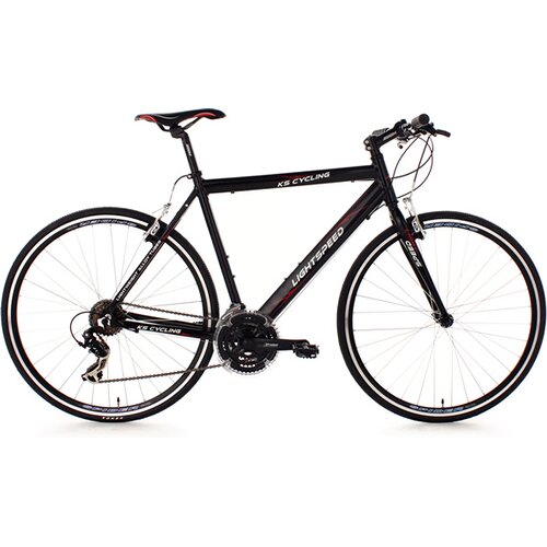 RENNRAD FITNESSRAD 21 GÄNGE FITNESS-BIKE LIGHTSPEED (BLACK) 28 ZOLL