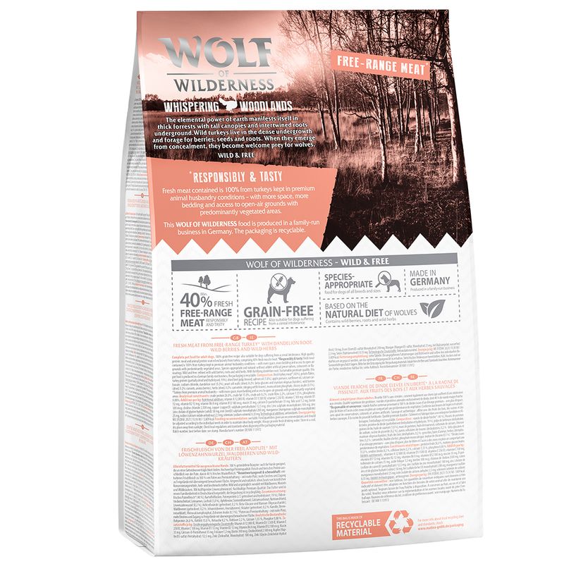 Wolf of Wilderness 'Whispering Woodlands' - Freiland-Pute