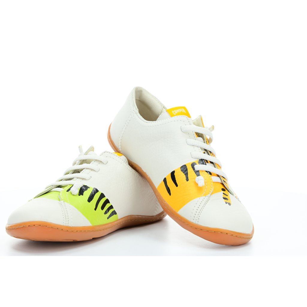 Camper TWS Kids Sella Houston Tiger Multicolor Barfuß-Sneakers (80003-135)