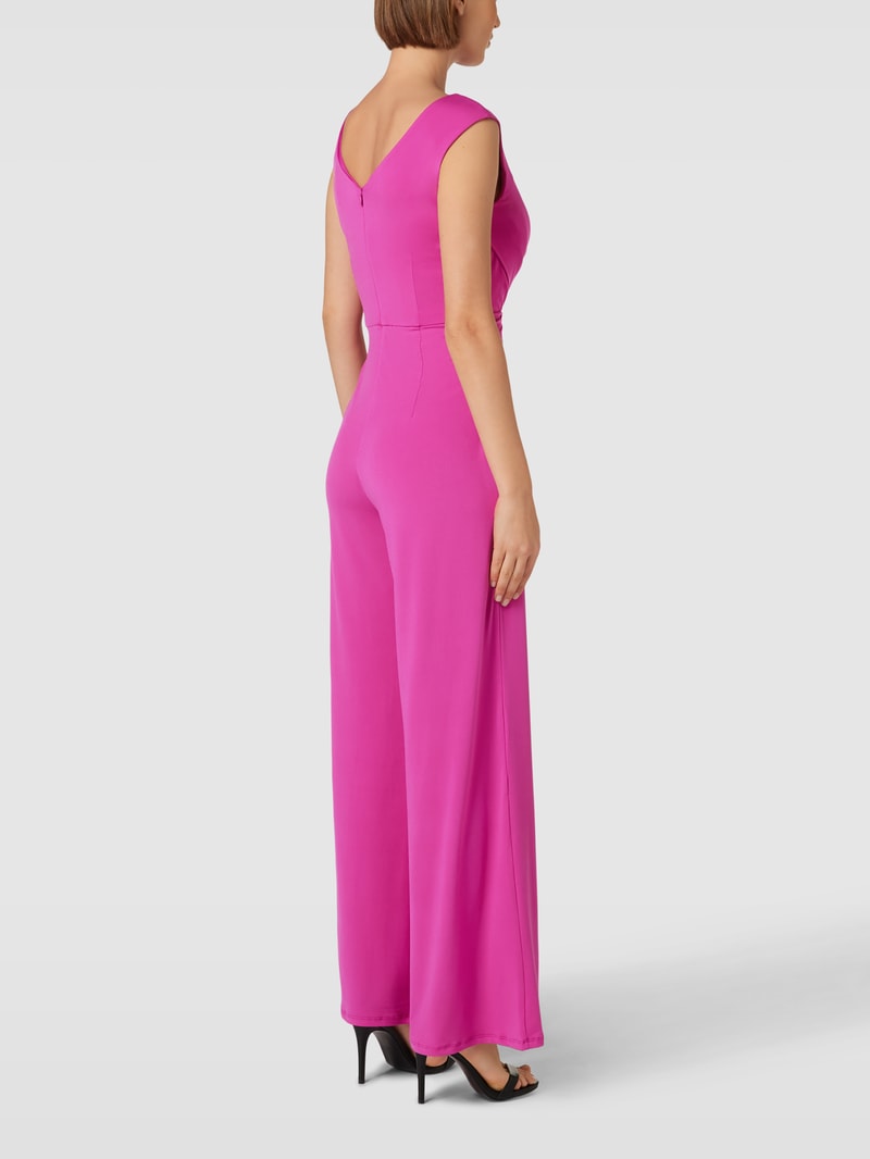 Jumpsuit mit U-Boot-Ausschnitt in pink