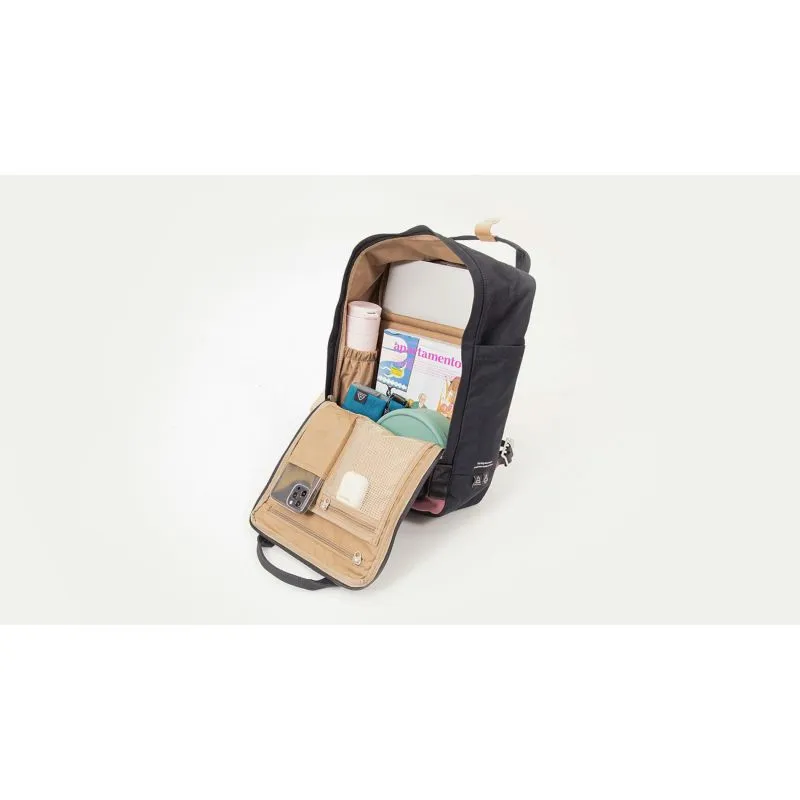 Doughnut Macaroon Reborn Backpack - plum x denim