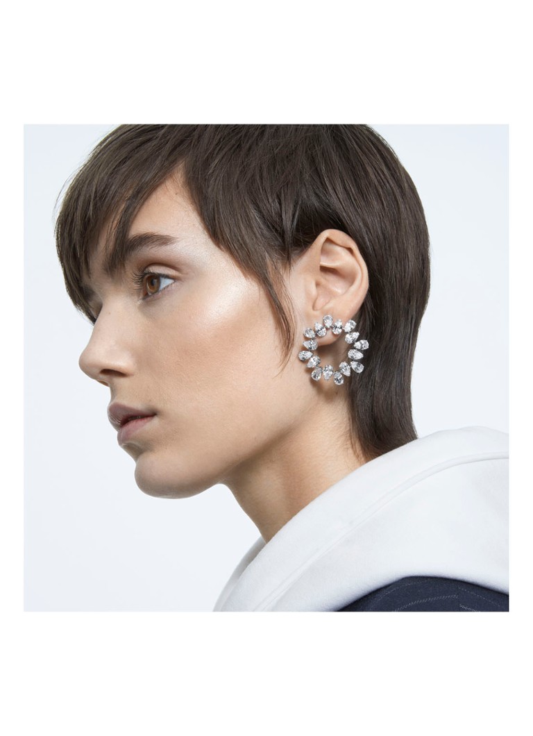 Swarovski Stud Earrings with Crystal
