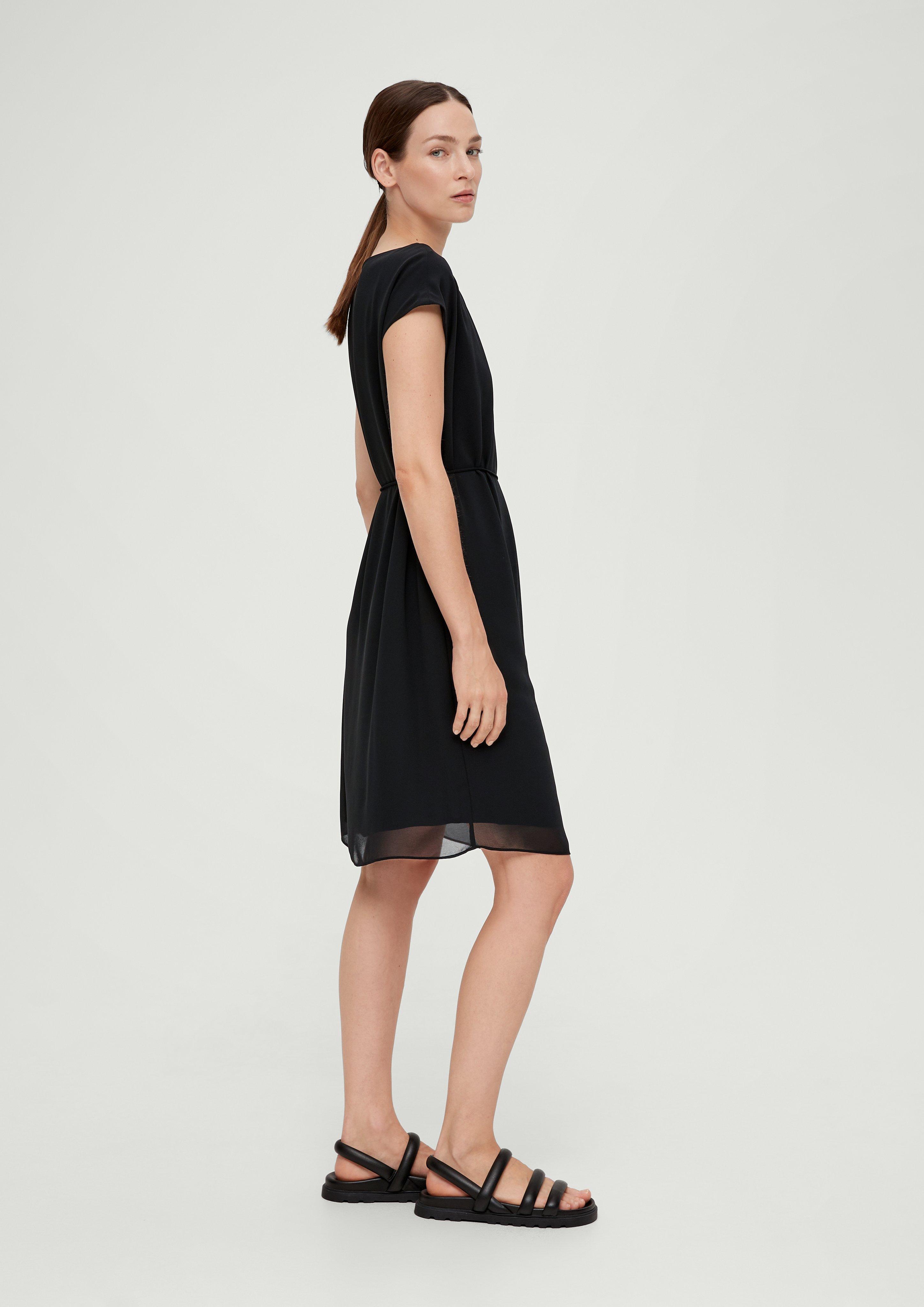 Chiffonkleid mit Raffung  2134525-9999