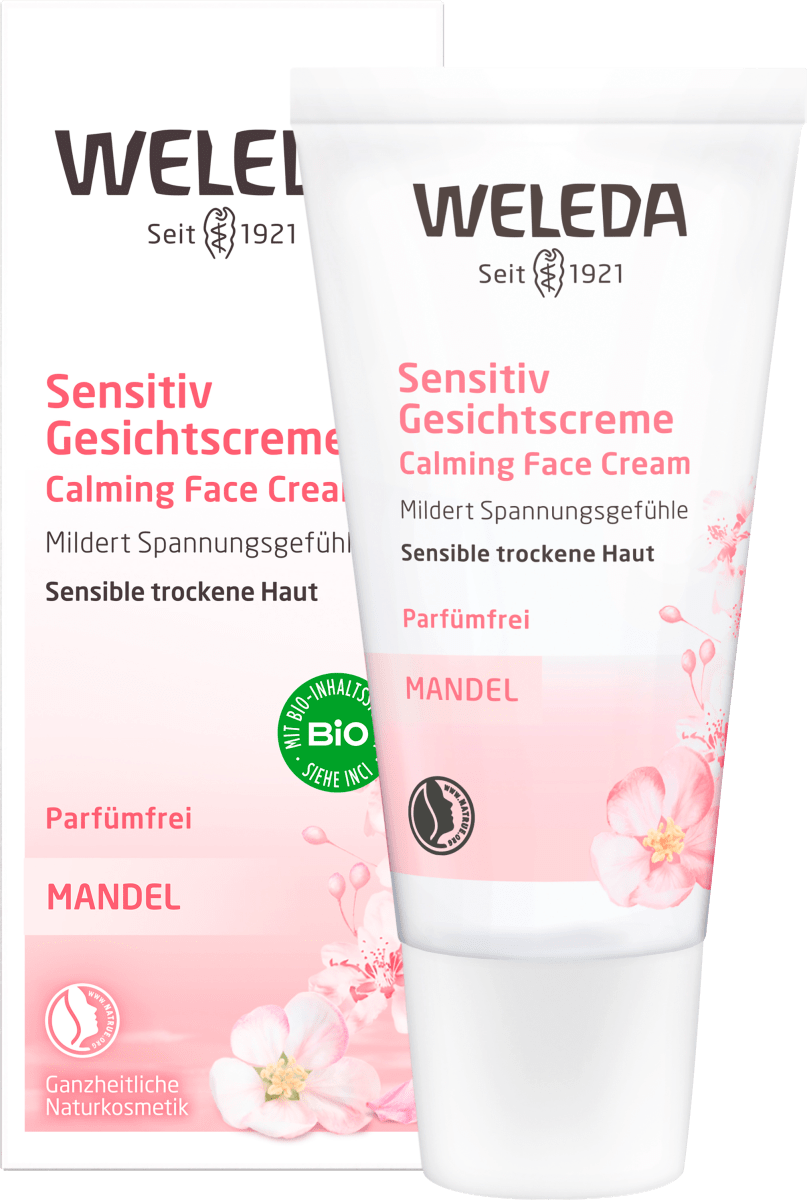 Gesichtscreme Mandel Sensitiv, 30 ml