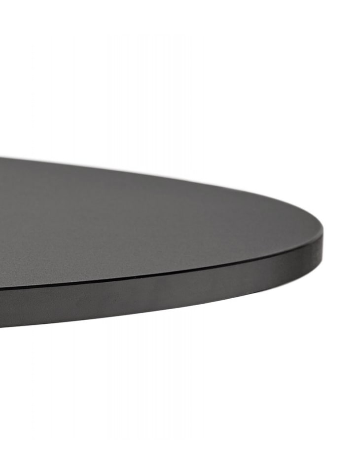 KADIMA DESIGN Stehtisch Holzplatte Metall | Modernes Design in Schwarz günstig kaufen onesize