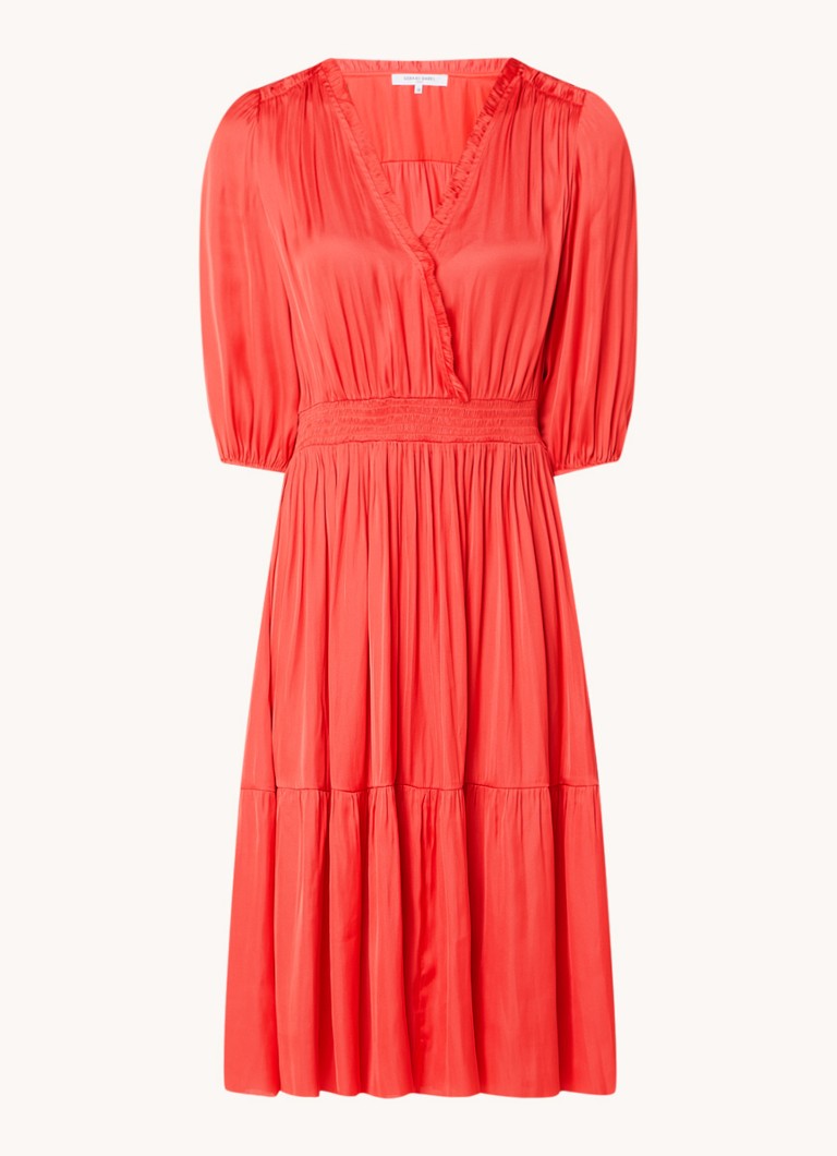 Vestido túnica midi con volantes Gerard Darel Endy