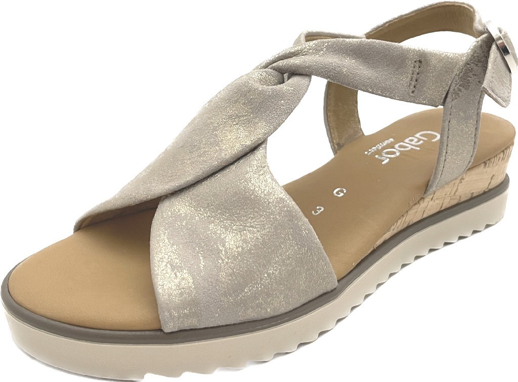 GABOR Keilsandalen beige