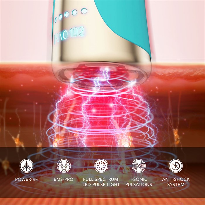 Mit EMS, RF- Und LED-Lichttherapie