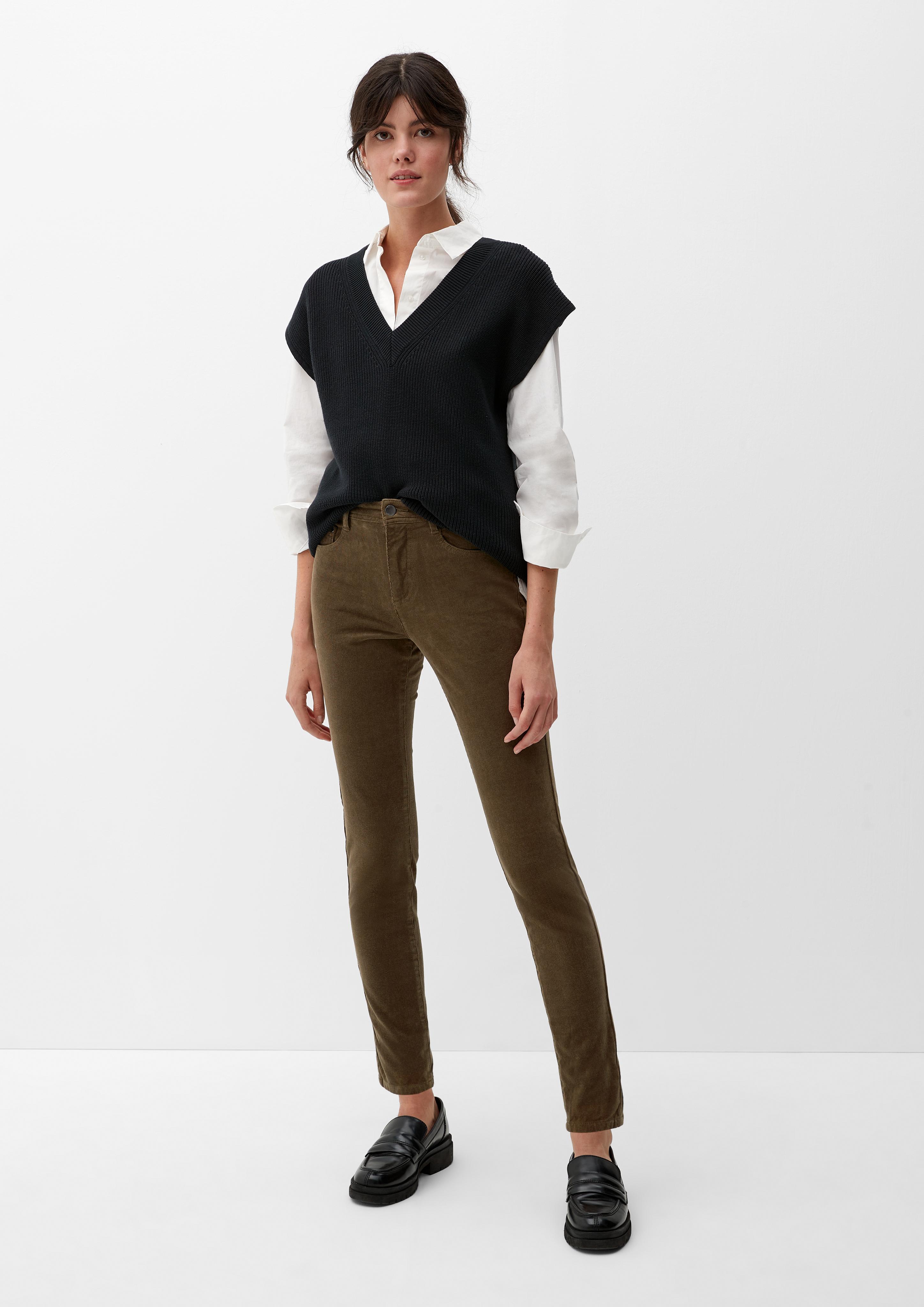 Slim: Hose aus Feincord  2121474-7946