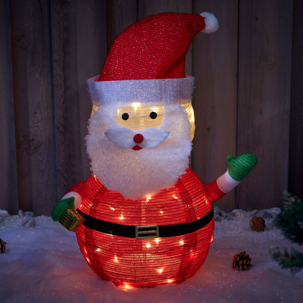 Kleine LED Weihnachtsfiguren, Santa